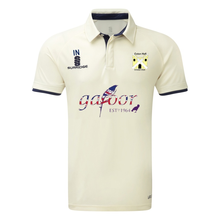 Coton Hall CC - Ergo Short Sleeve Navy Trim Shirt