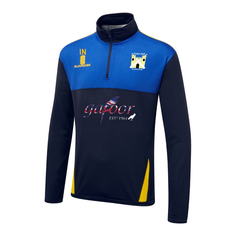Coton Hall CC - Blade Performance Top Navy/Royal/Amber