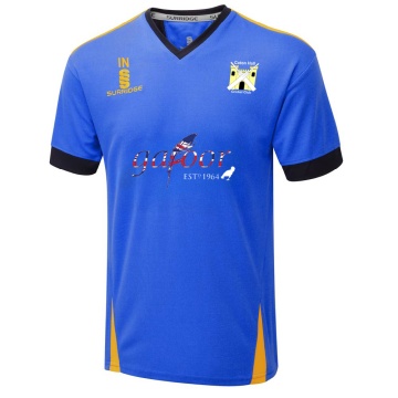 Coton Hall CC - Blade T-shirt Royal/Navy/Amber